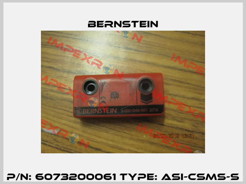 P/N: 6073200061 Type: ASI-CSMS-S Bernstein