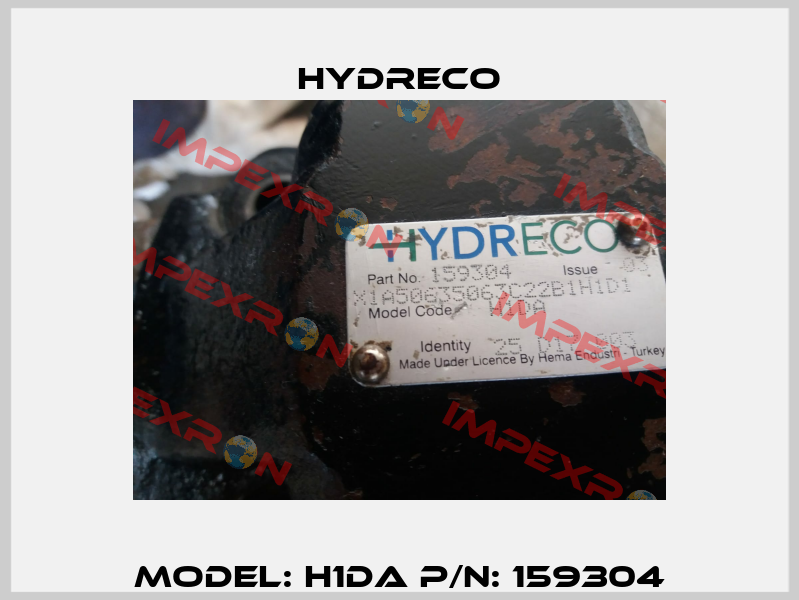 Model: H1DA P/N: 159304 HYDRECO