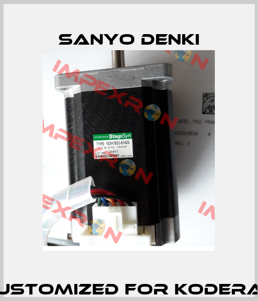 103H7853-81420 - OEM/customized for Kodera, model Casting C372A Sanyo Denki