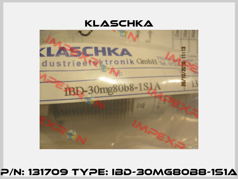 P/N: 131709 Type: IBD-30MG80B8-1S1A Klaschka