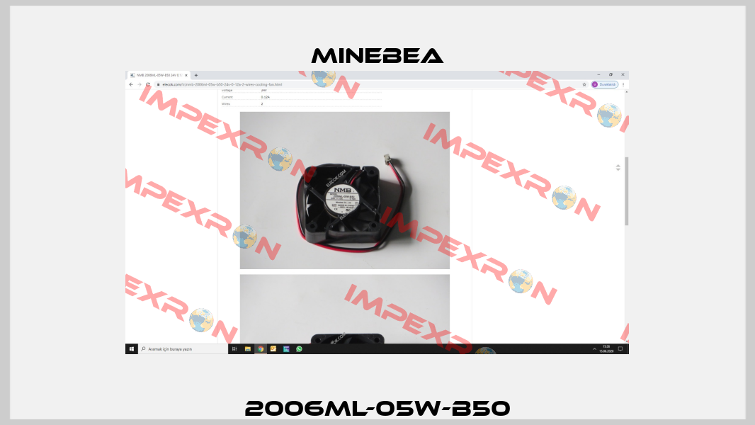 2006ML-05W-B50 Minebea