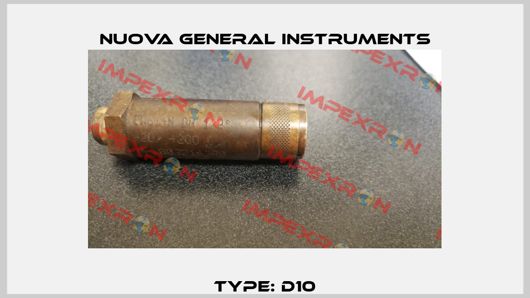 Type: D10 Nuova General Instruments