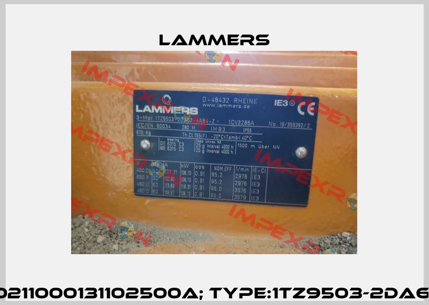 P/N:0210211000131102500A; Type:1TZ9503-2DA63-4AB4 Lammers