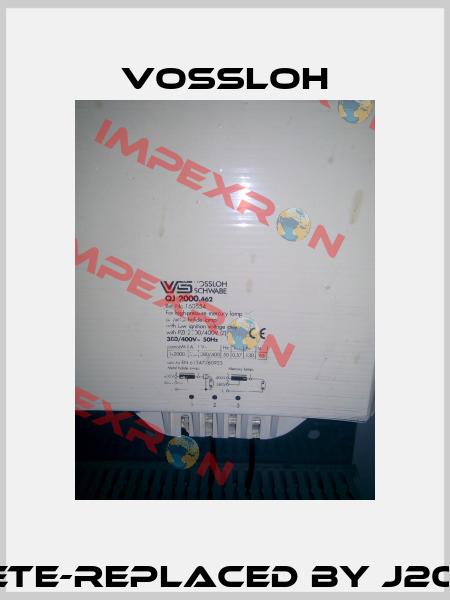 QJ 2000.462-obsolete-replaced by J2000.72 380/400/415V  Vossloh