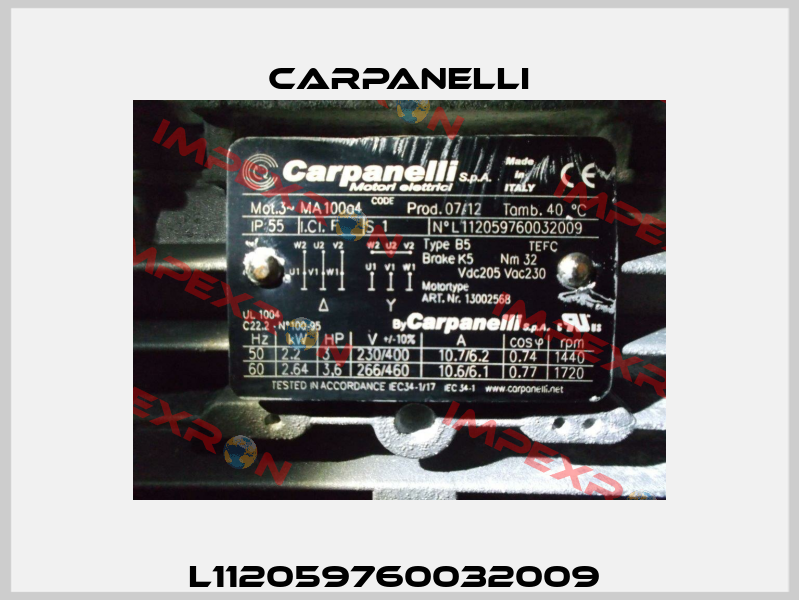 L112059760032009  Carpanelli