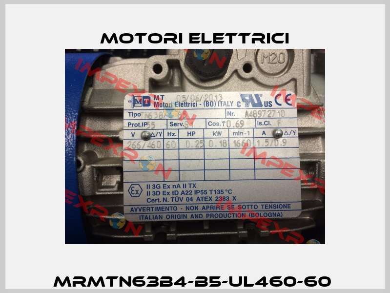 MRMTN63B4-B5-UL460-60  Motori Elettrici