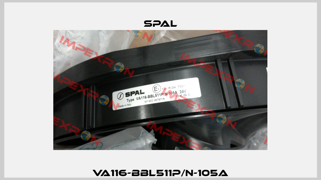 VA116-BBL511P/N-105A SPAL