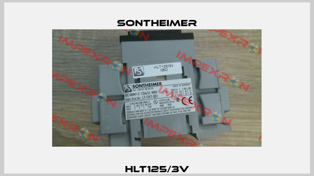 HLT125/3V Sontheimer