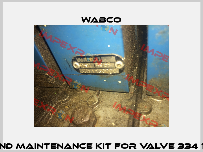 Repair and maintenance kit for Valve 334 133 000 0  Wabco