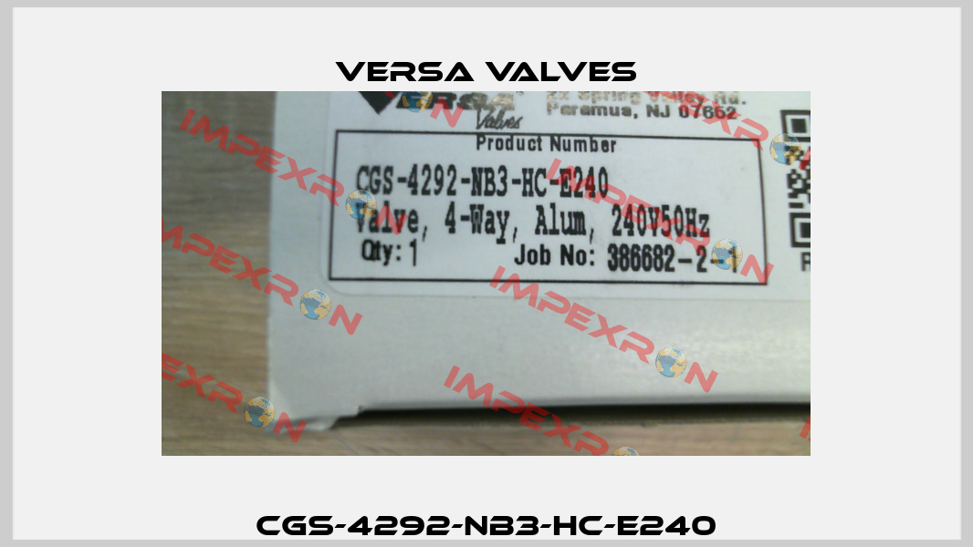 CGS-4292-NB3-HC-E240 Versa Valves