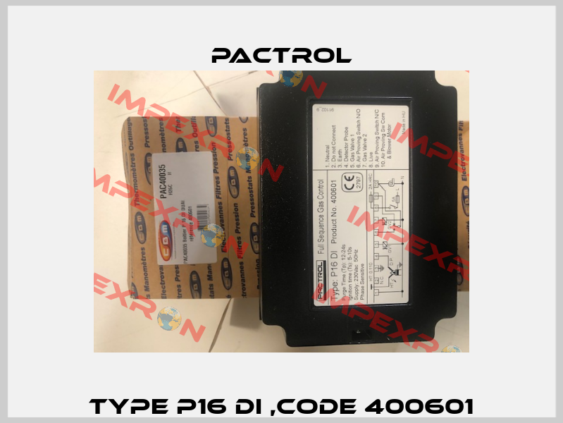 type P16 DI ,Code 400601 Pactrol