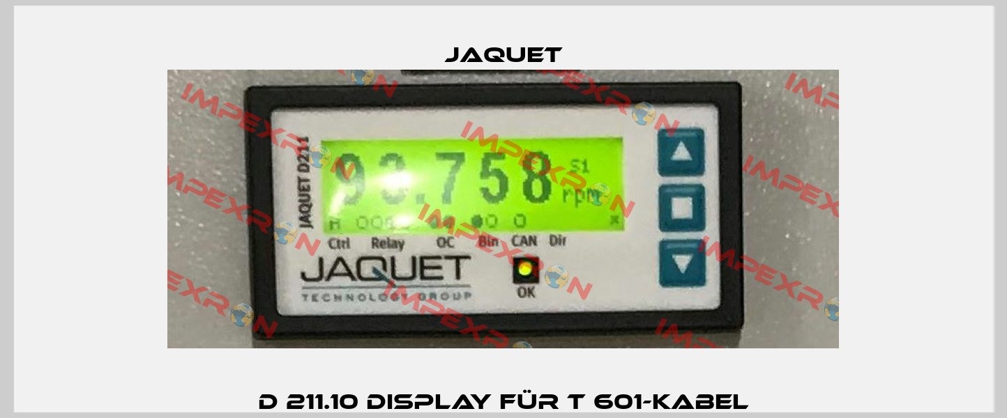 D 211.10 Display für T 601-Kabel Jaquet