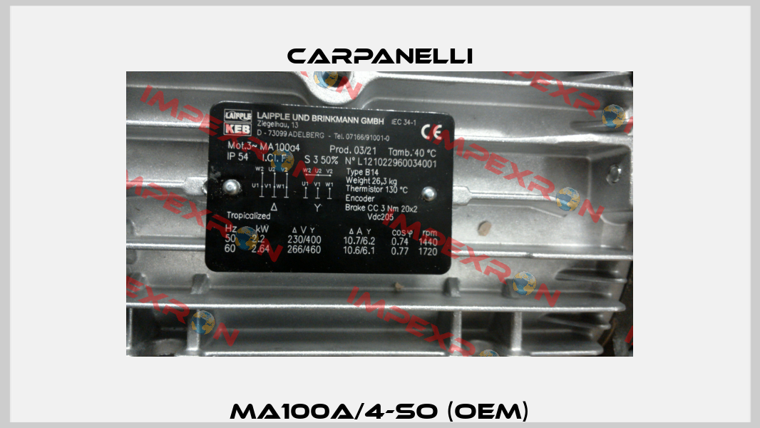 MA100a/4-SO (OEM) Carpanelli