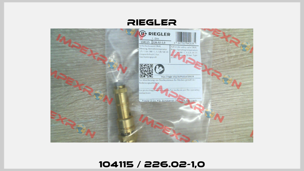 104115 / 226.02-1,0 Riegler