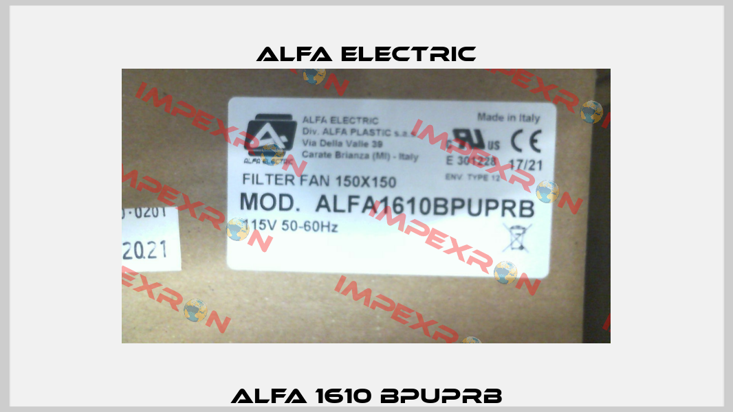 ALFA 1610 BPUPRB Alfa Electric