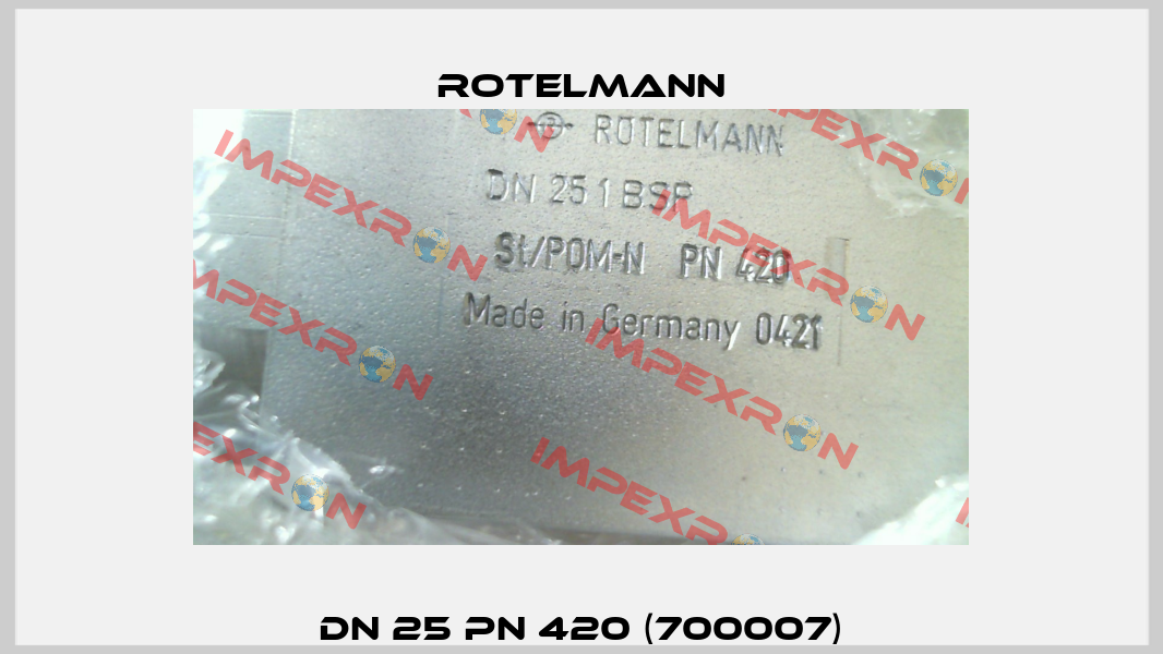 DN 25 PN 420 (700007) Rotelmann