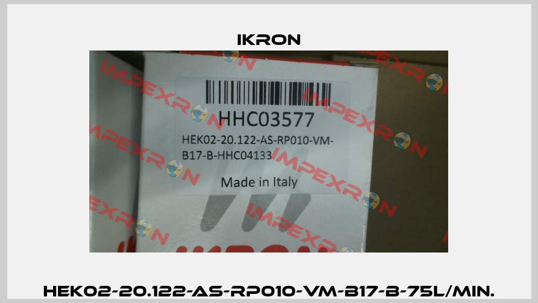 HEK02-20.122-AS-RP010-VM-B17-B-75l/min. Ikron