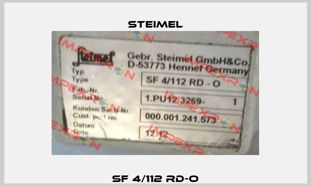 SF 4/112 RD-O Steimel