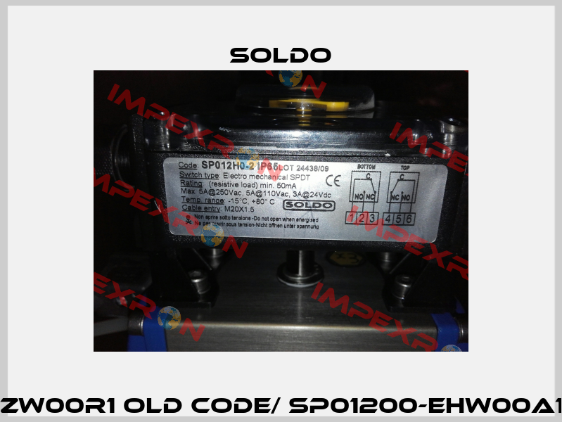 SP012A0-EZW00R1 old code/ SP01200-EHW00A1 new code Soldo