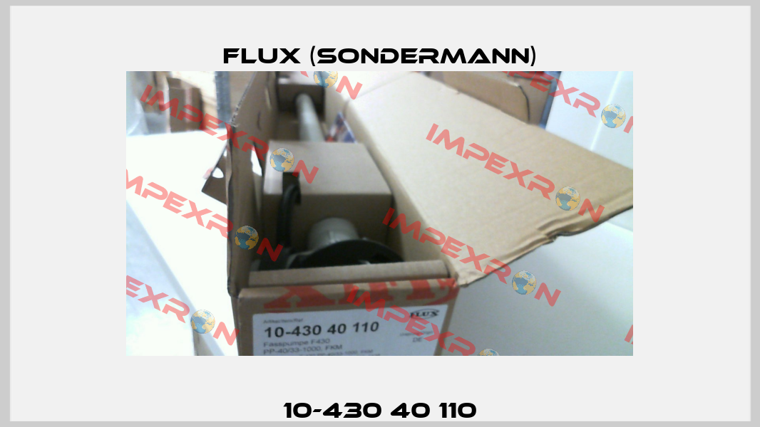 10-430 40 110 Flux (Sondermann)