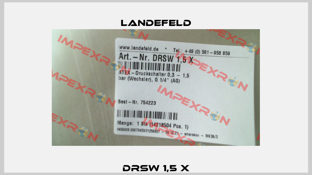 DRSW 1,5 X Landefeld