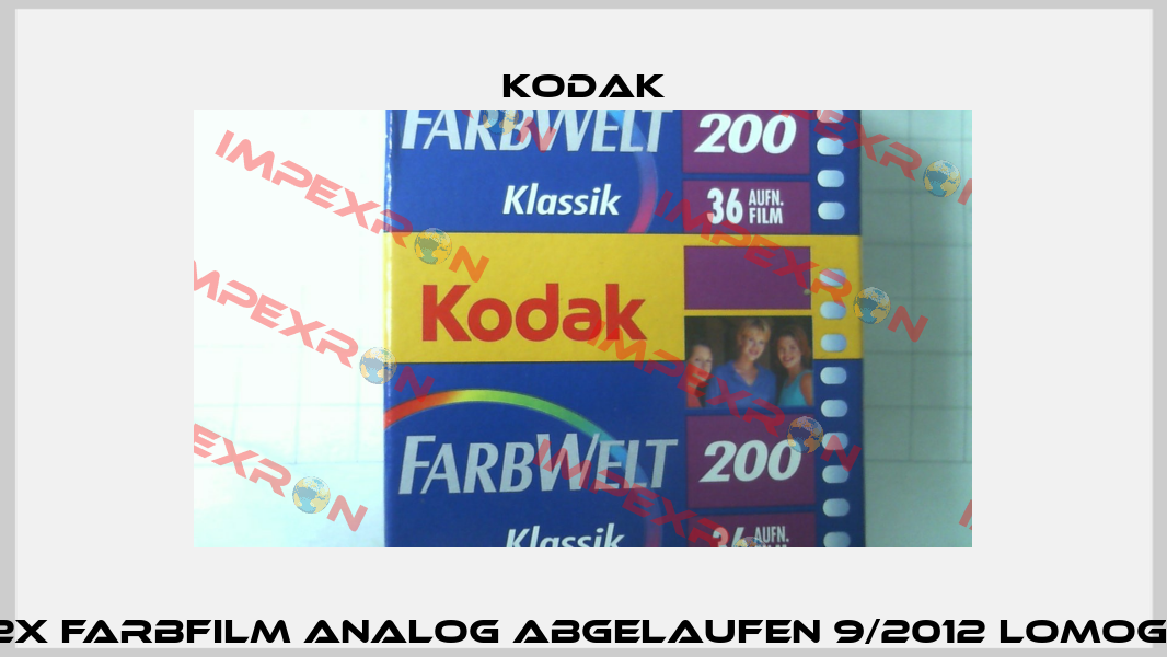 35mm 2x Farbfilm analog abgelaufen 9/2012 lomography Kodak
