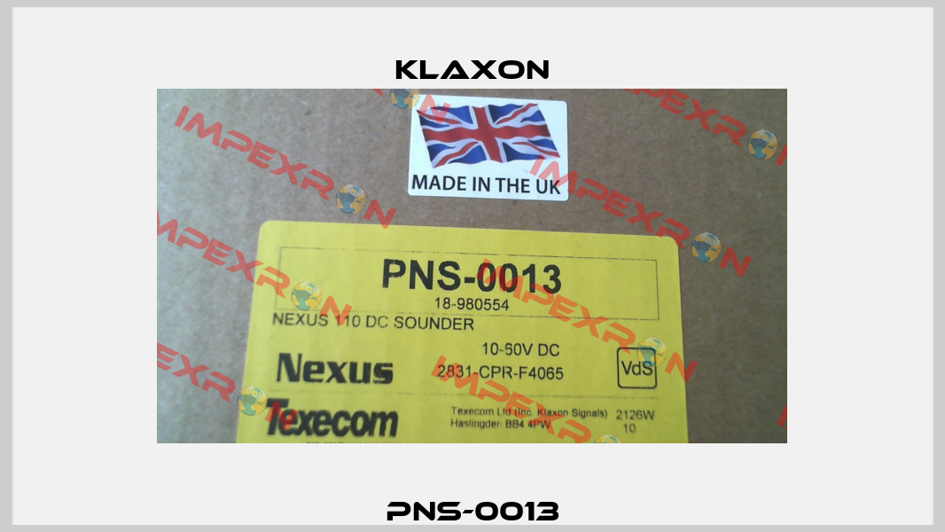 PNS-0013 Klaxon