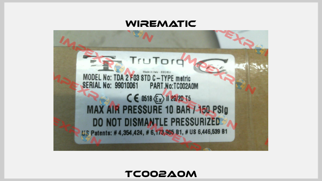 TC002A0M Wirematic