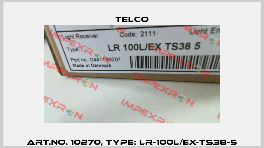 Art.No. 10270, Type: LR-100L/EX-TS38-5 Telco