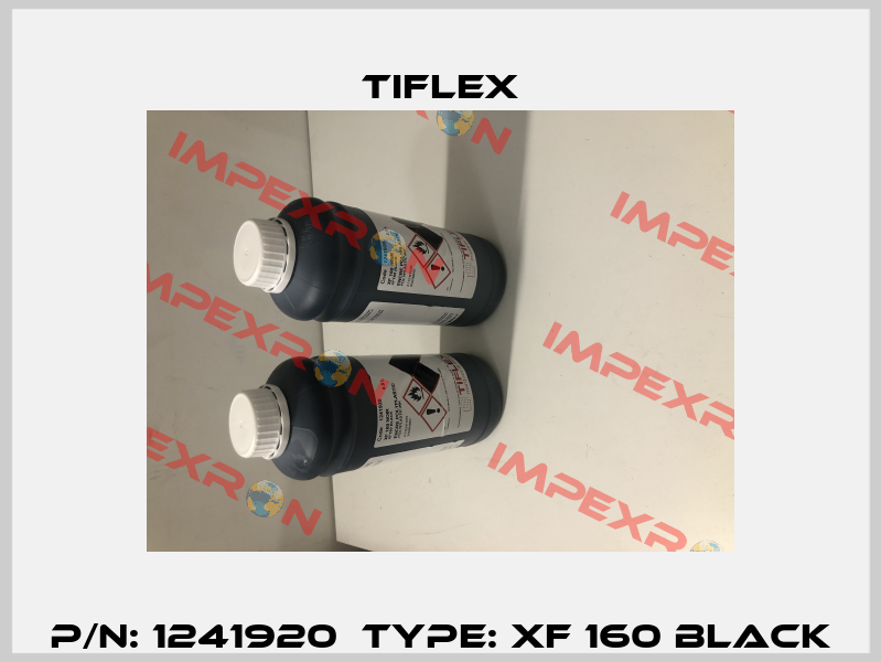 P/N: 1241920  Type: XF 160 black Tiflex