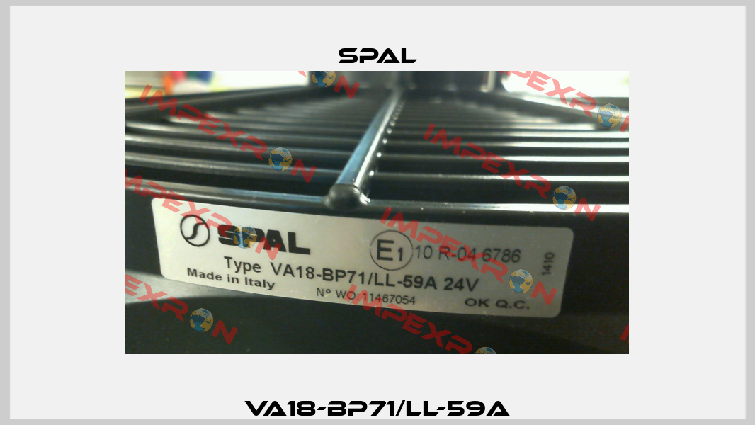 VA18-BP71/LL-59A SPAL