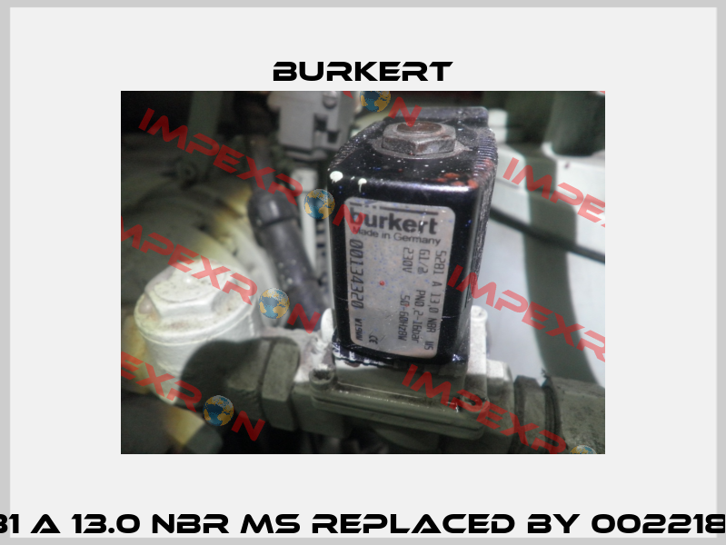 5281 A 13.0 NBR MS replaced by 00221846  Burkert