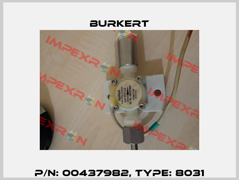 P/N: 00437982, Type: 8031 Burkert