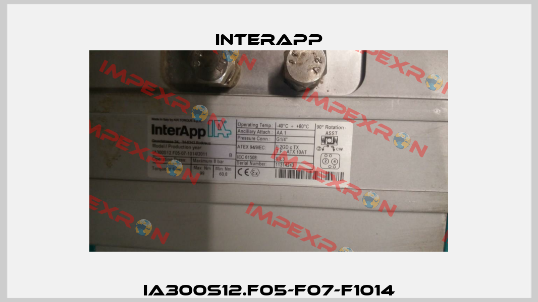 IA300S12.F05-F07-F1014 InterApp