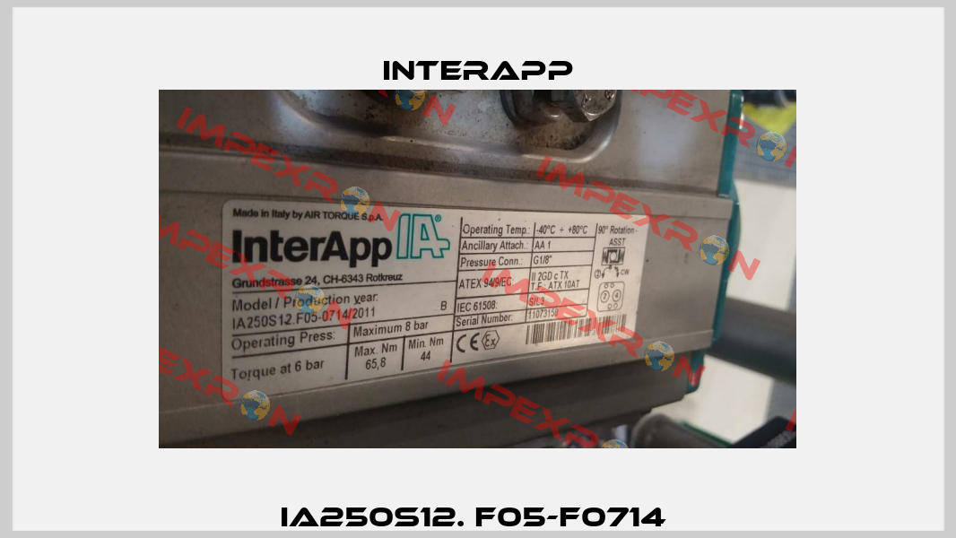 IA250S12. F05-F0714  InterApp