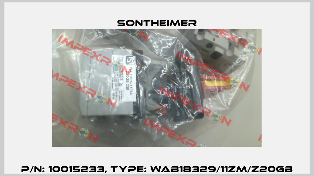 P/N: 10015233, Type: WAB18329/11ZM/Z20GB Sontheimer