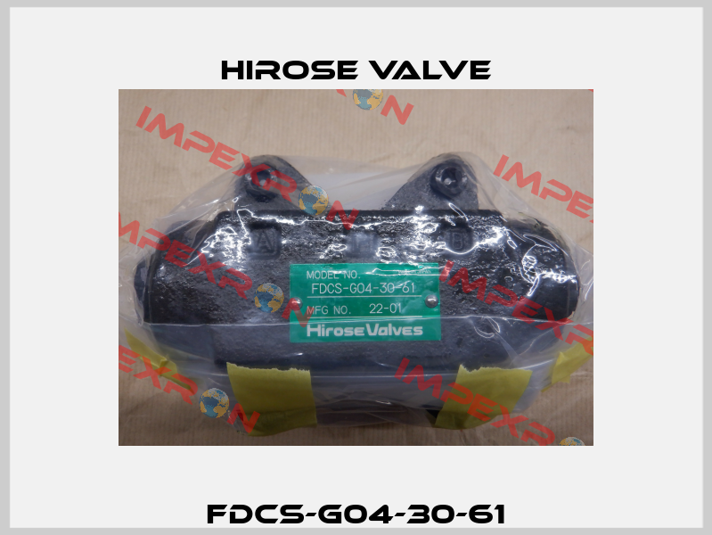 FDCS-G04-30-61 Hirose Valve