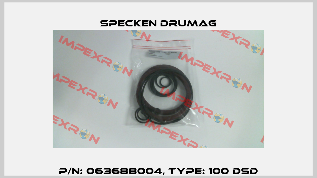 P/N: 063688004, Type: 100 DSD Specken Drumag