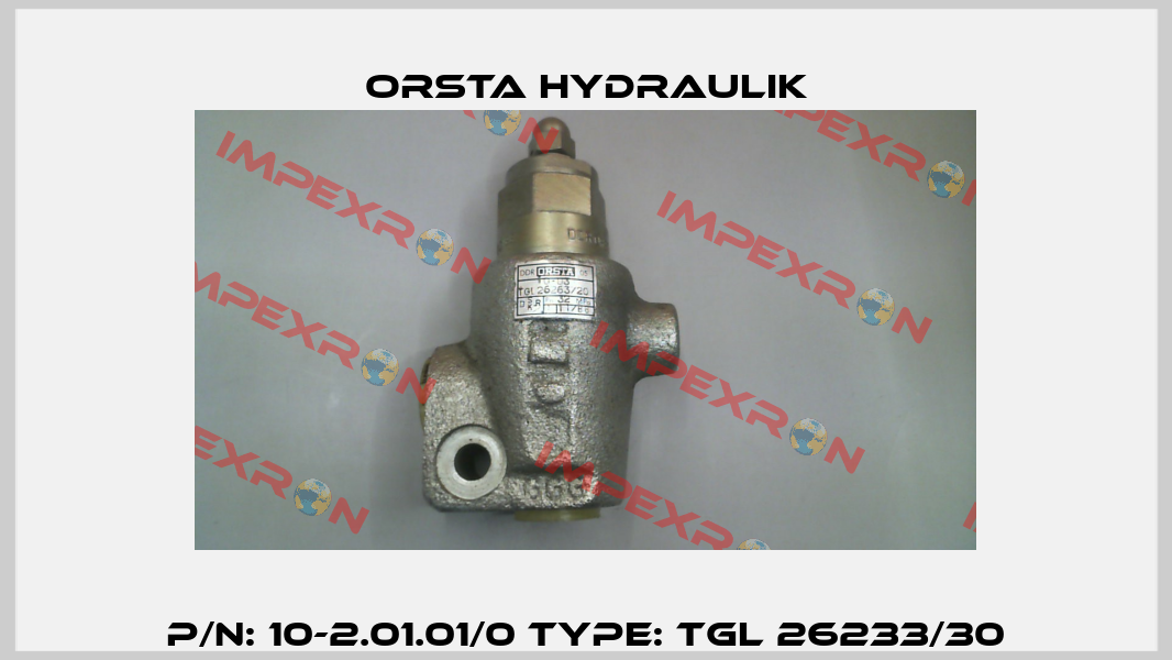 P/N: 10-2.01.01/0 Type: TGL 26233/30 Orsta Hydraulik