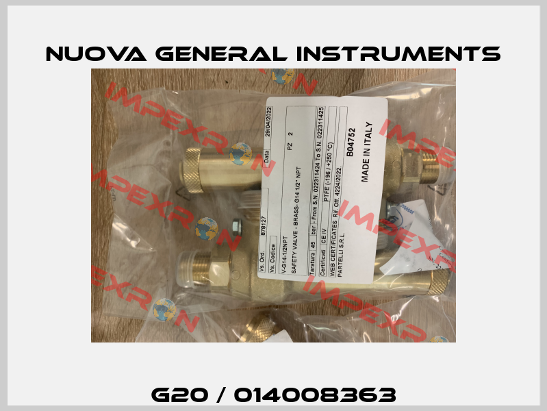 G20 / 014008363 Nuova General Instruments