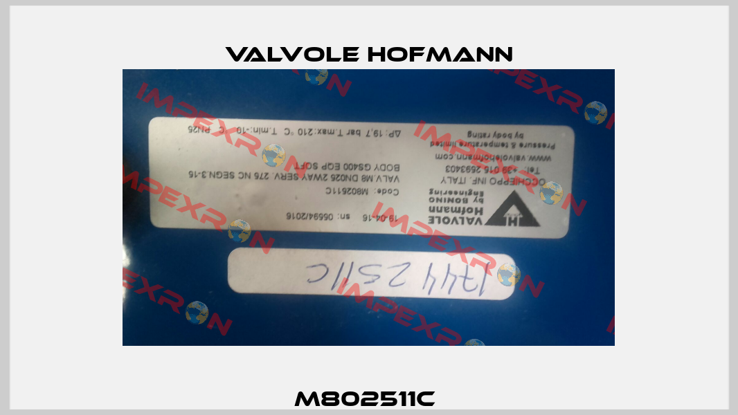M802511C  Valvole Hofmann