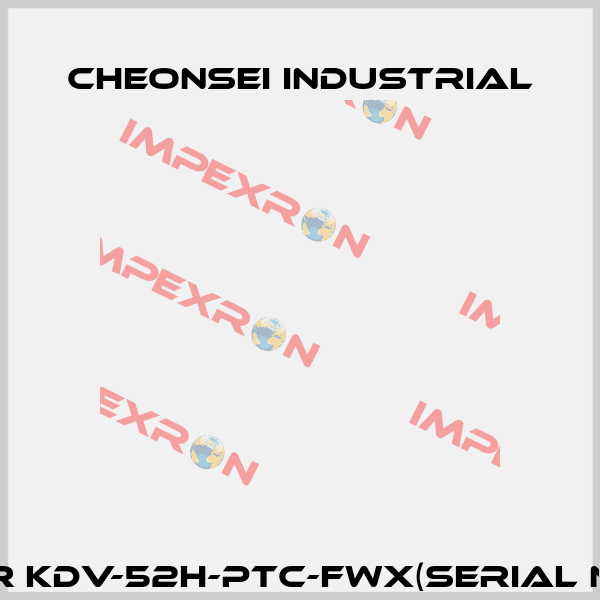 MOTOR FOR KDV-52H-PTC-FWX(SERIAL NO. 815-5116) Cheonsei Industrial