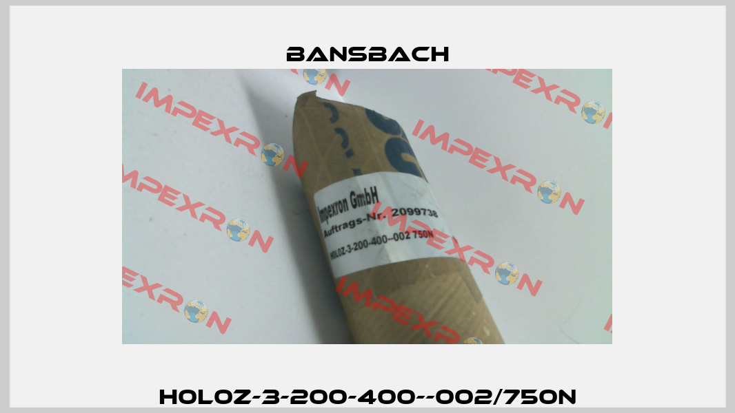 H0L0Z-3-200-400--002/750N Bansbach