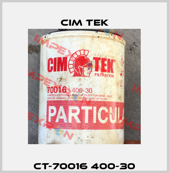 CT-70016 400-30 Cim Tek