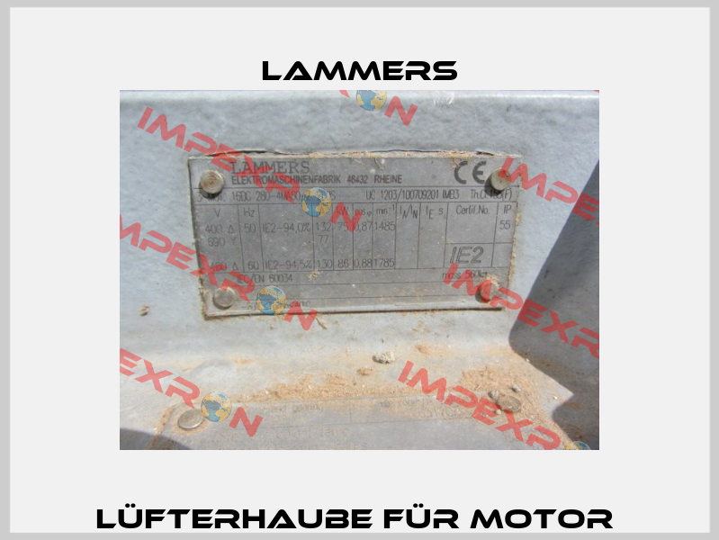 Lüfterhaube für Motor  Lammers