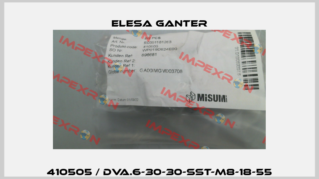 410505 / DVA.6-30-30-SST-M8-18-55 Elesa Ganter