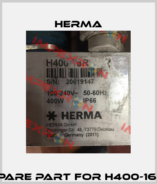spare part for H400-16R  Herma