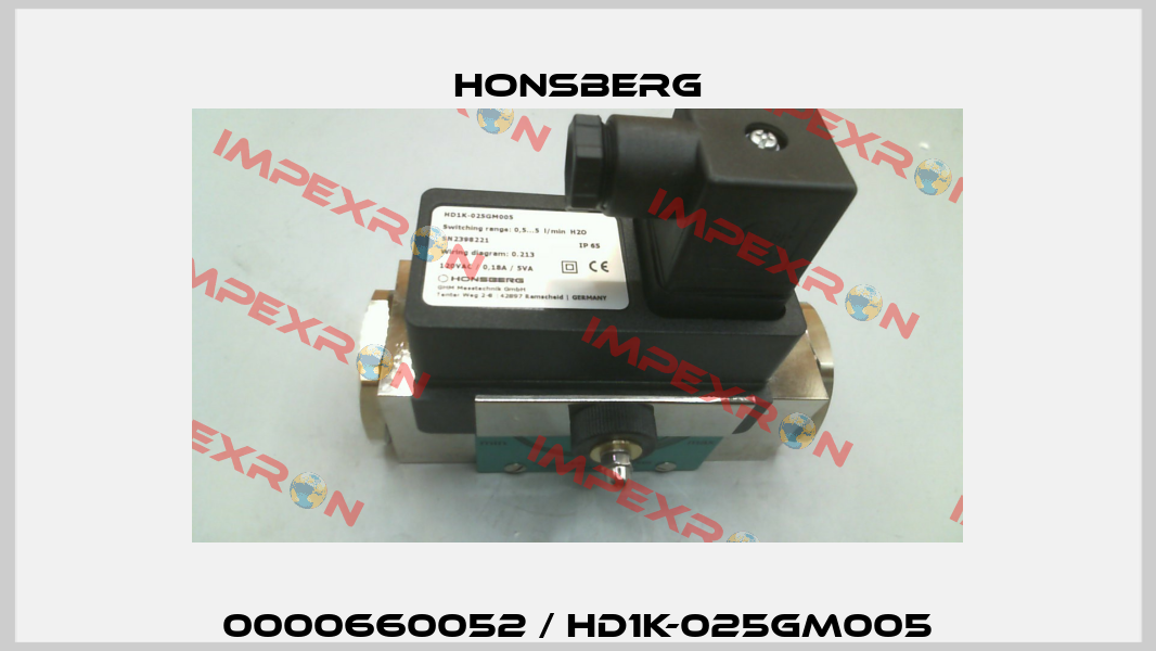 0000660052 / HD1K-025GM005 Honsberg