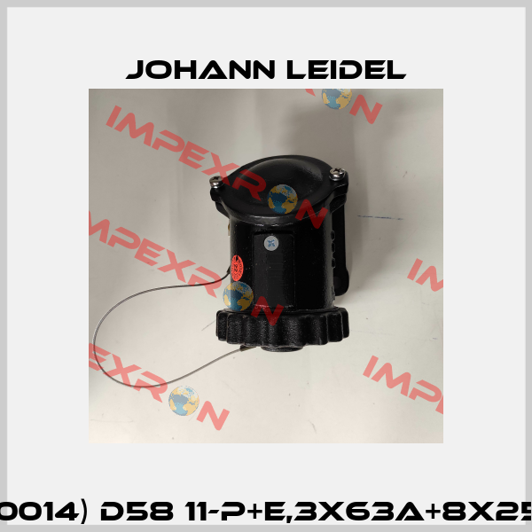(S0014) D58 11-P+E,3x63A+8x25A Johann Leidel