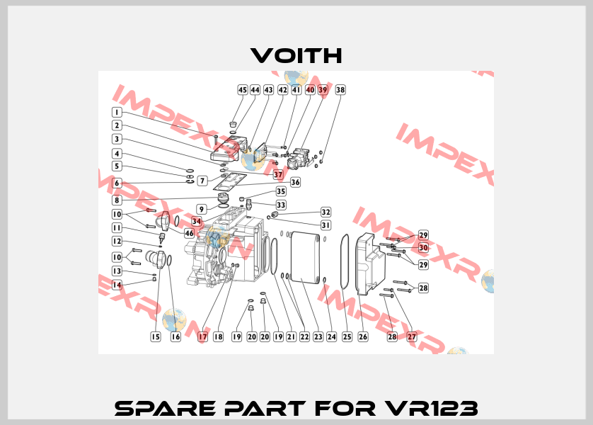 Spare part for VR123 Voith